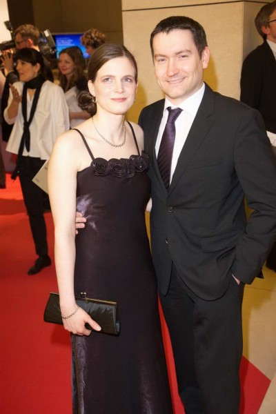 Daniela Schulte und Ehemann Christian - Deutscher Hörfilmpreis 2015   copyright: Anthez | Fotografie