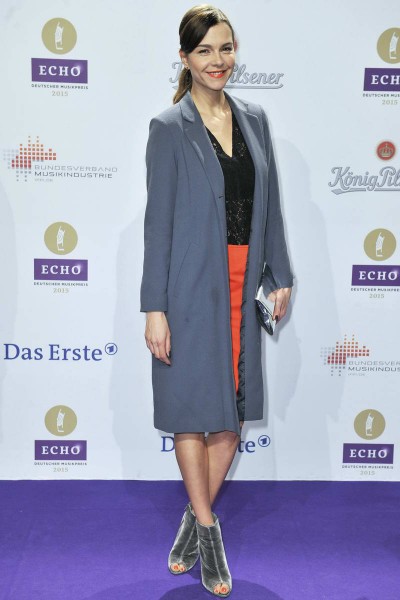 Susan Hoecke  -  24. ECHO Verleihung in der Messe  in Berlin  am 26.03.2015 -  Foto: SuccoMedia / Ralf Succo